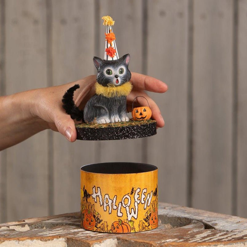 Shop For Cecil Cat on Box Collectable Figurine
