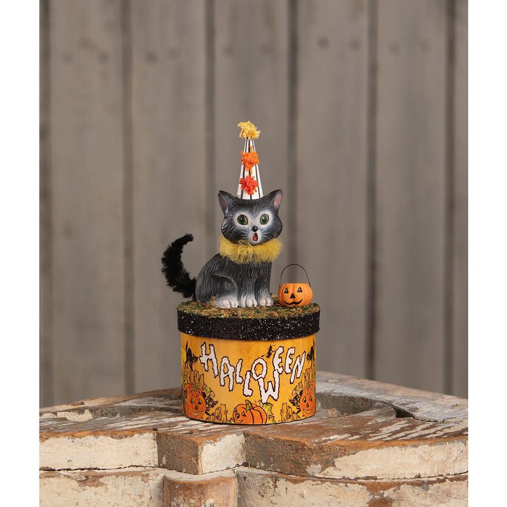 Shop For Cecil Cat on Box Collectable Figurine