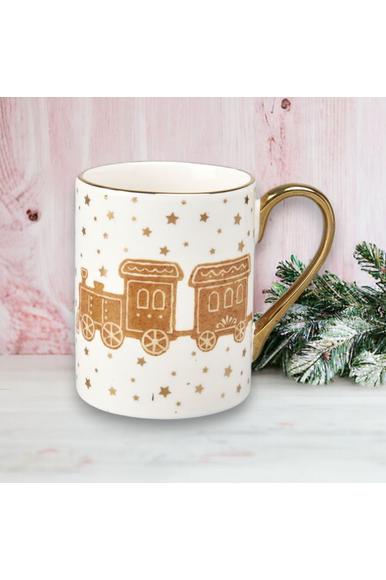 Shop For Ceramic Gingerbread Train Mug