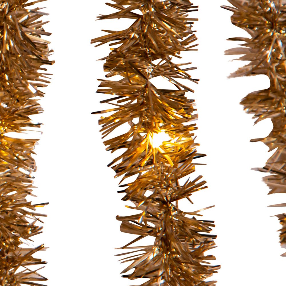 Shop For Champagne Iridescent Tinsel LED Cascade Light 6.5' at Michelle's aDOORable Creations