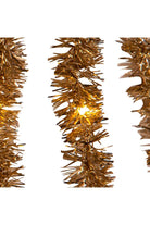 Shop For Champagne Iridescent Tinsel LED Cascade Light 6.5' at Michelle's aDOORable Creations