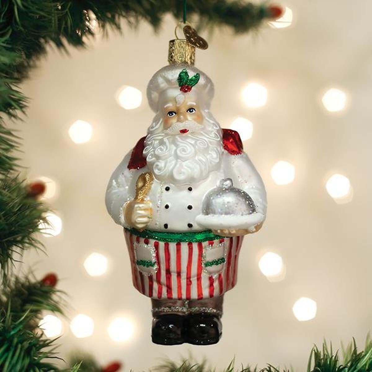 Shop For Chef Santa Ornament