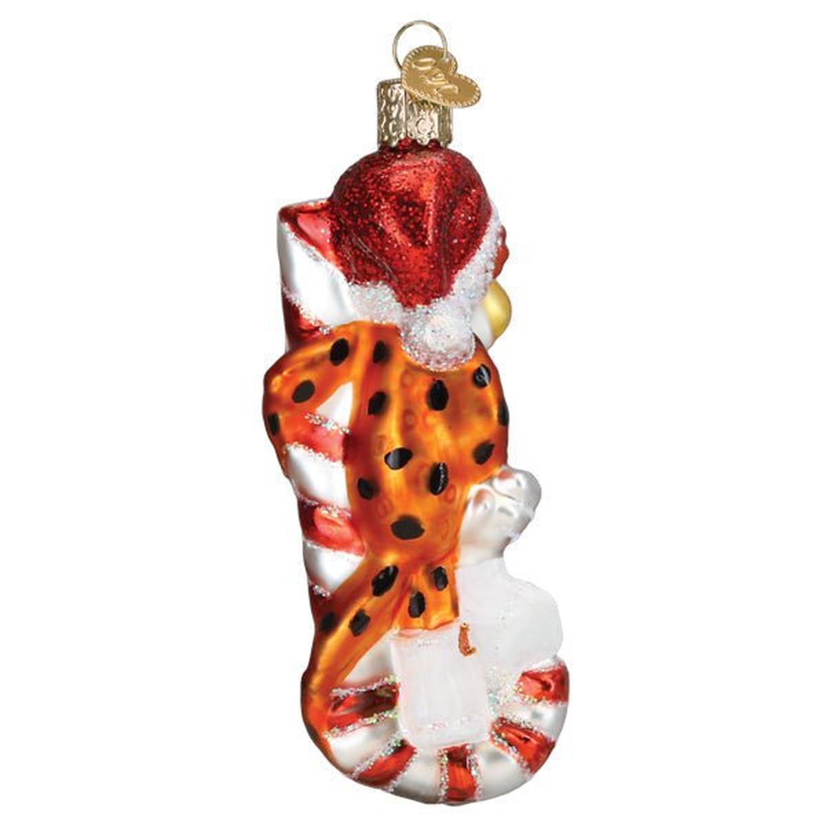 Shop For Chester Cheetah On Candy Cane Ornament