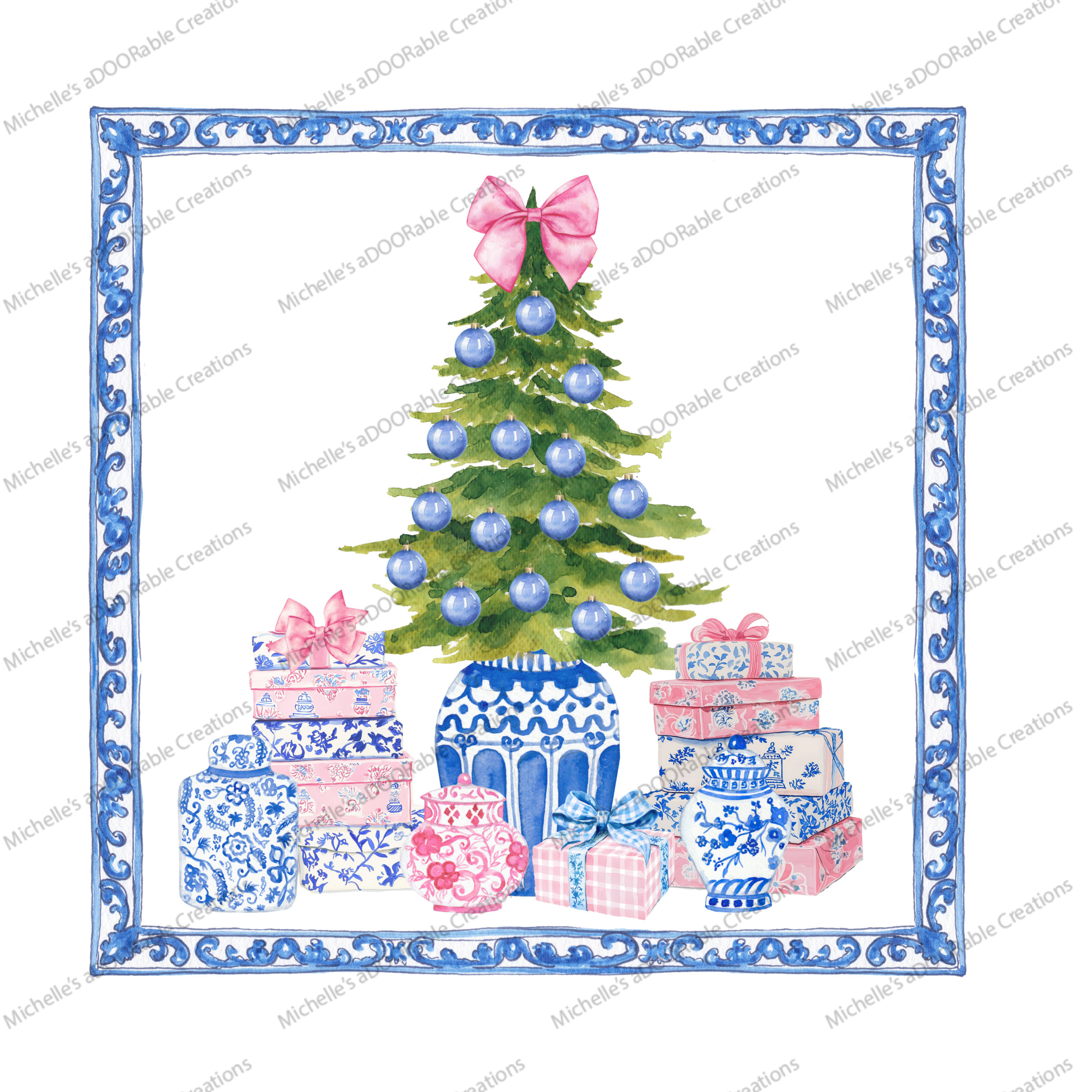 Shop For Chinoiserie Topiary Christmas Tree Sign