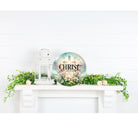 Shop For Christ He Is Risen Cross Round Easter Sign