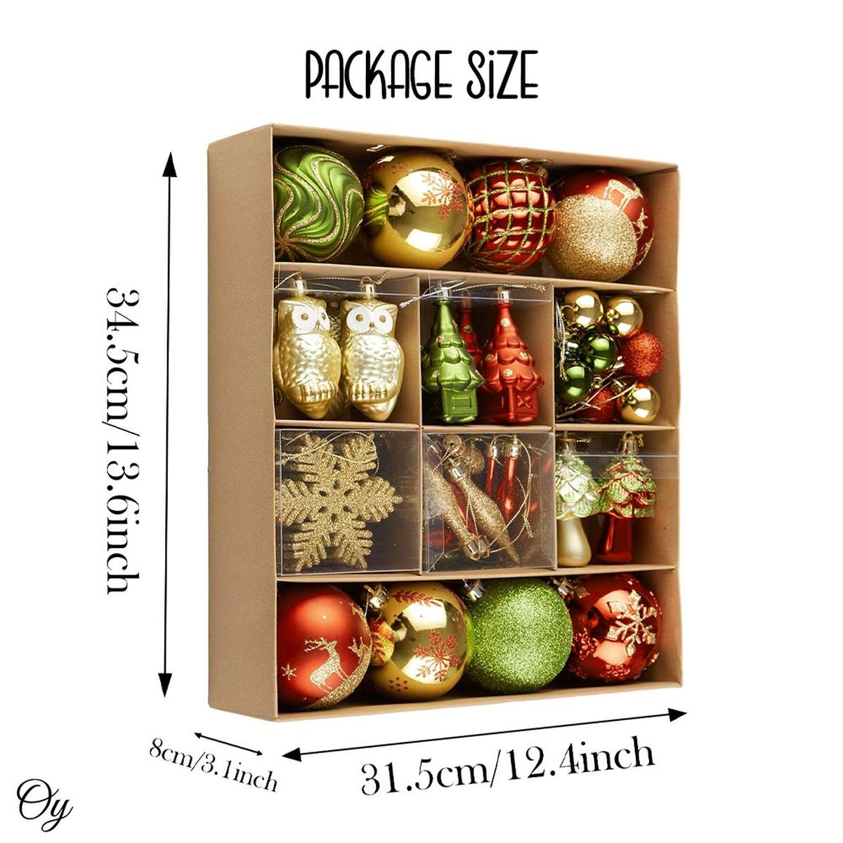 Shop For Christmas Forest Ornament Bundle (Set of 80)