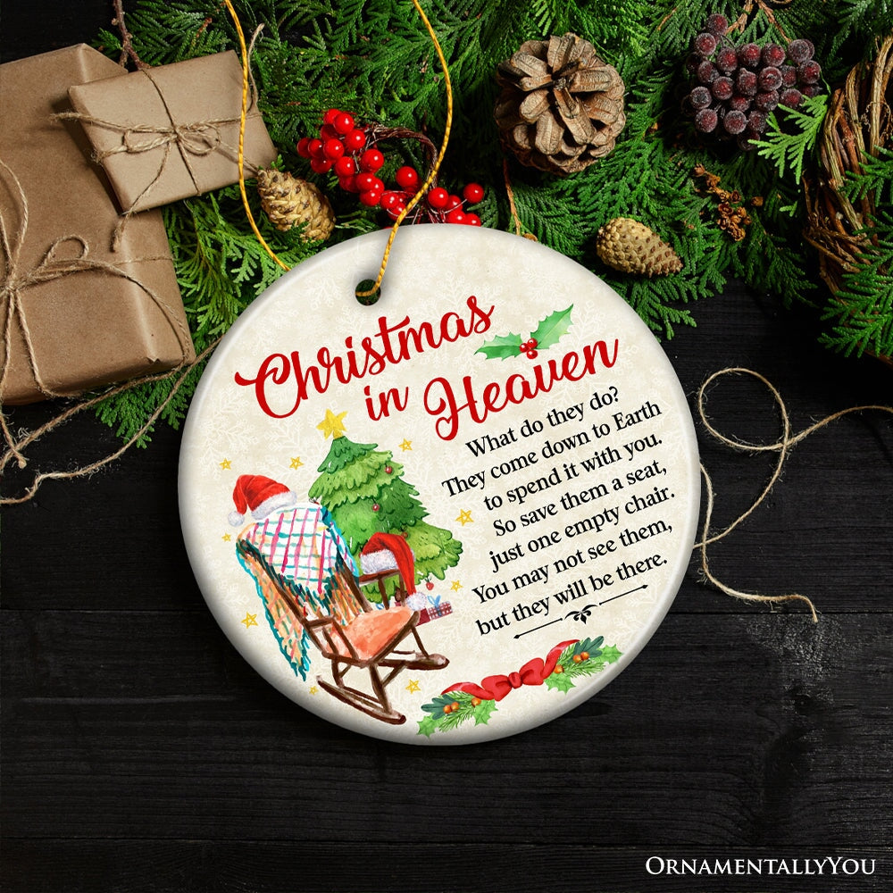 Shop For Christmas in Heaven Memorial Ornament
