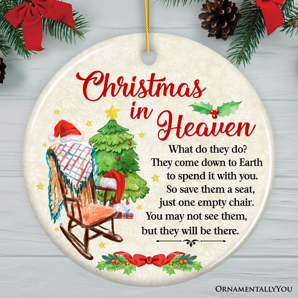 Shop For Christmas in Heaven Memorial Ornament