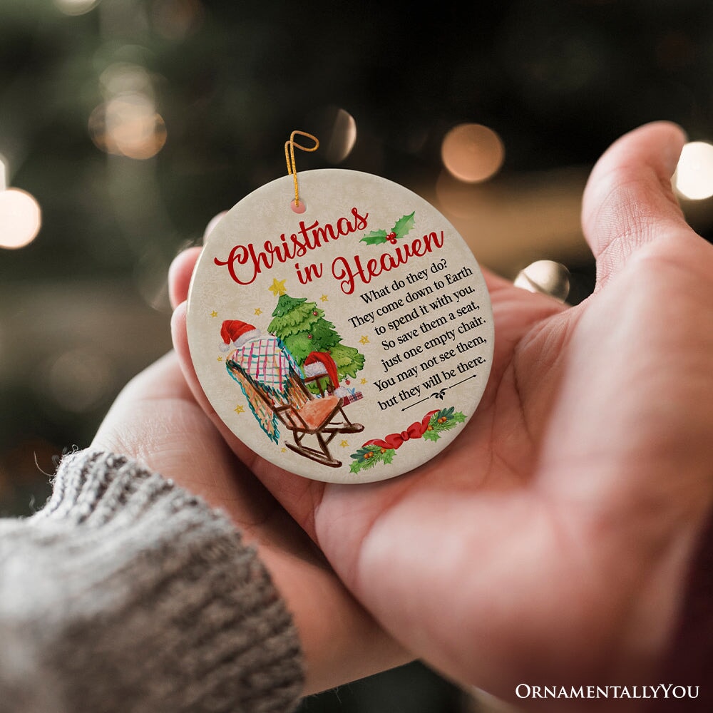 Shop For Christmas in Heaven Memorial Ornament