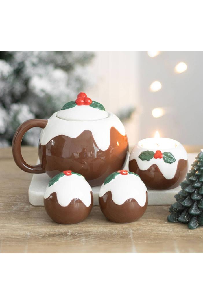 Shop For Christmas Pudding Salt and Pepper Shakers