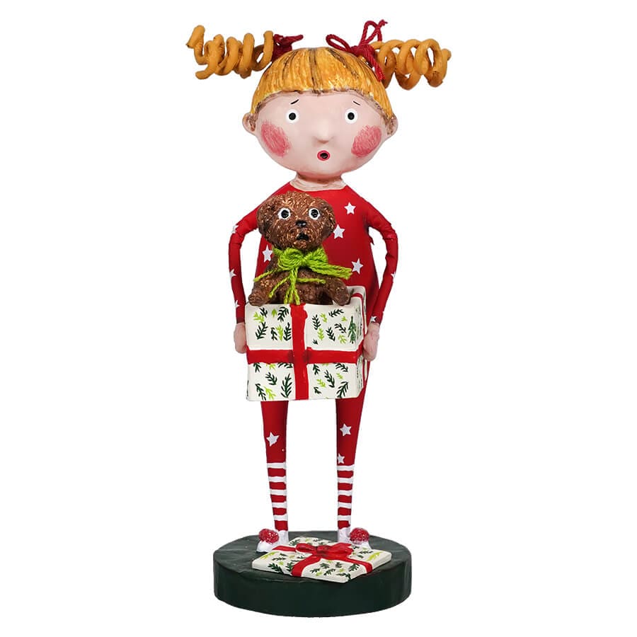 Shop For Christmas Pup Holiday Figurine by Lori Mitchell