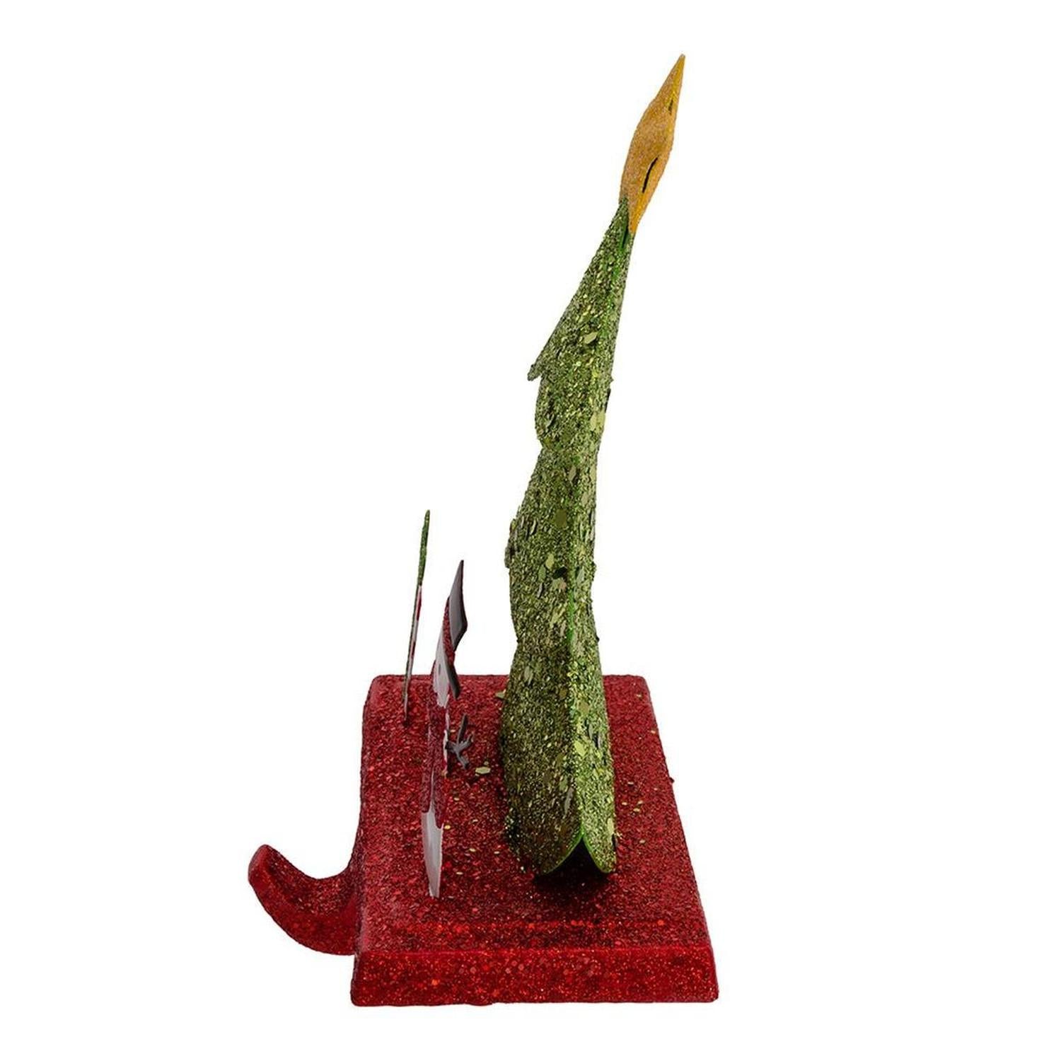 Christmas Tree Glitter Base Stocking Hanger