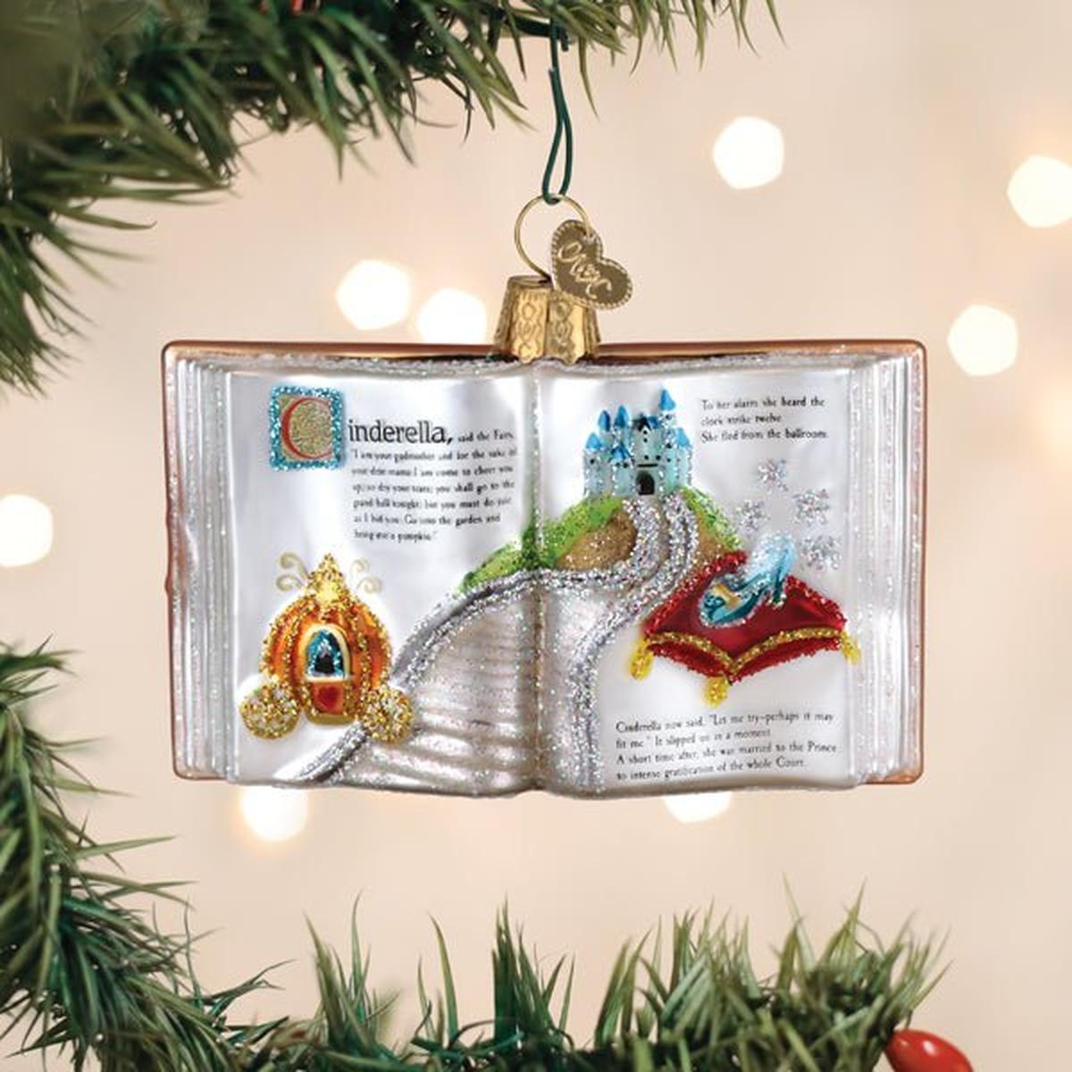 Shop For Cinderella Book Ornament