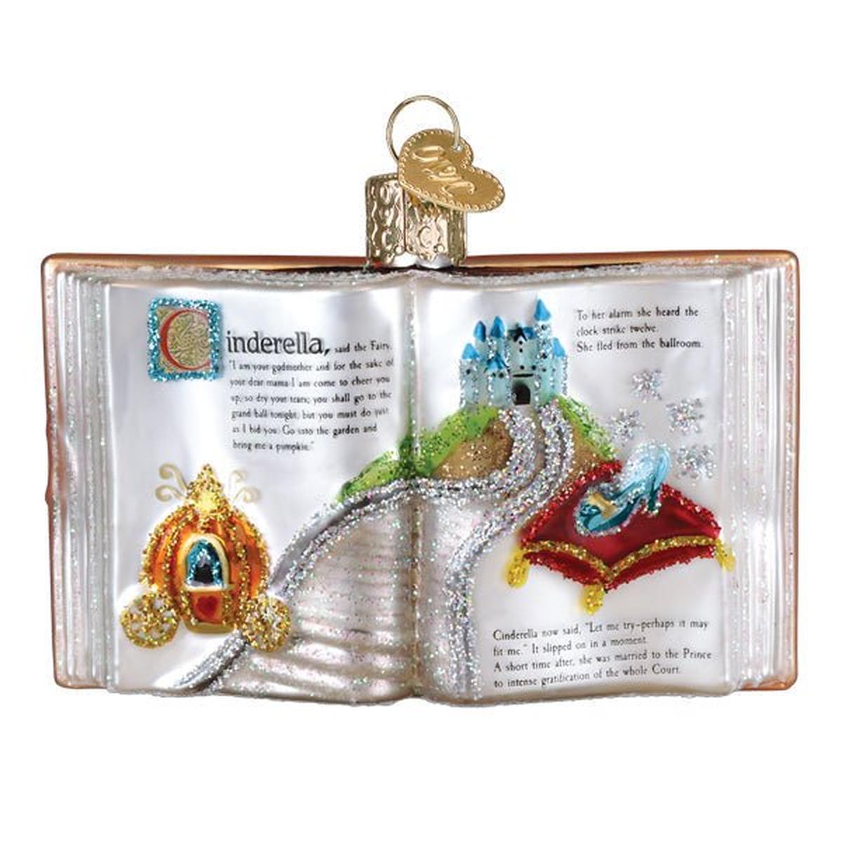 Shop For Cinderella Book Ornament