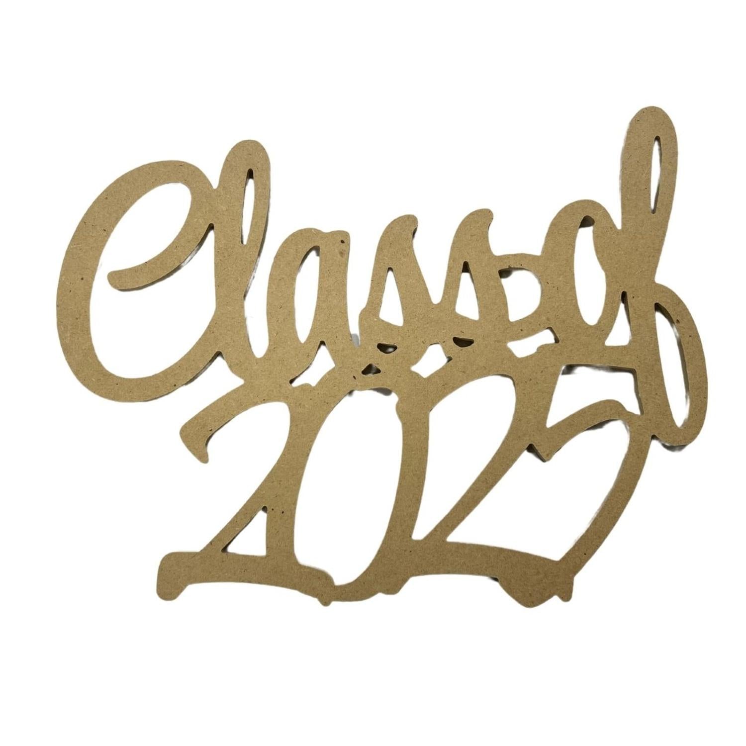 Shop For Class of 2025 Wood Sign - Unfinished Wood