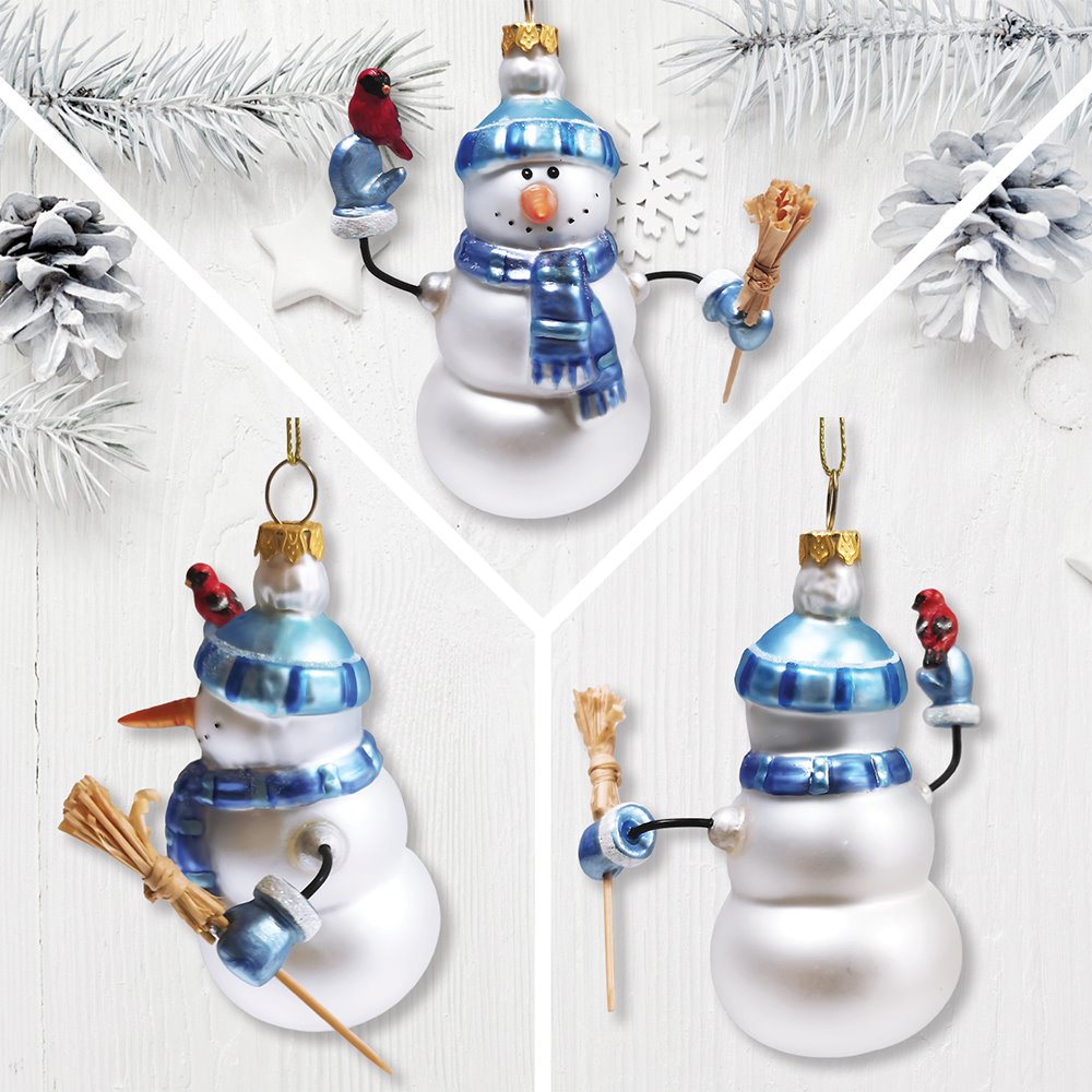 Shop For Classic Winter Snowman Ornament (Set of 4)