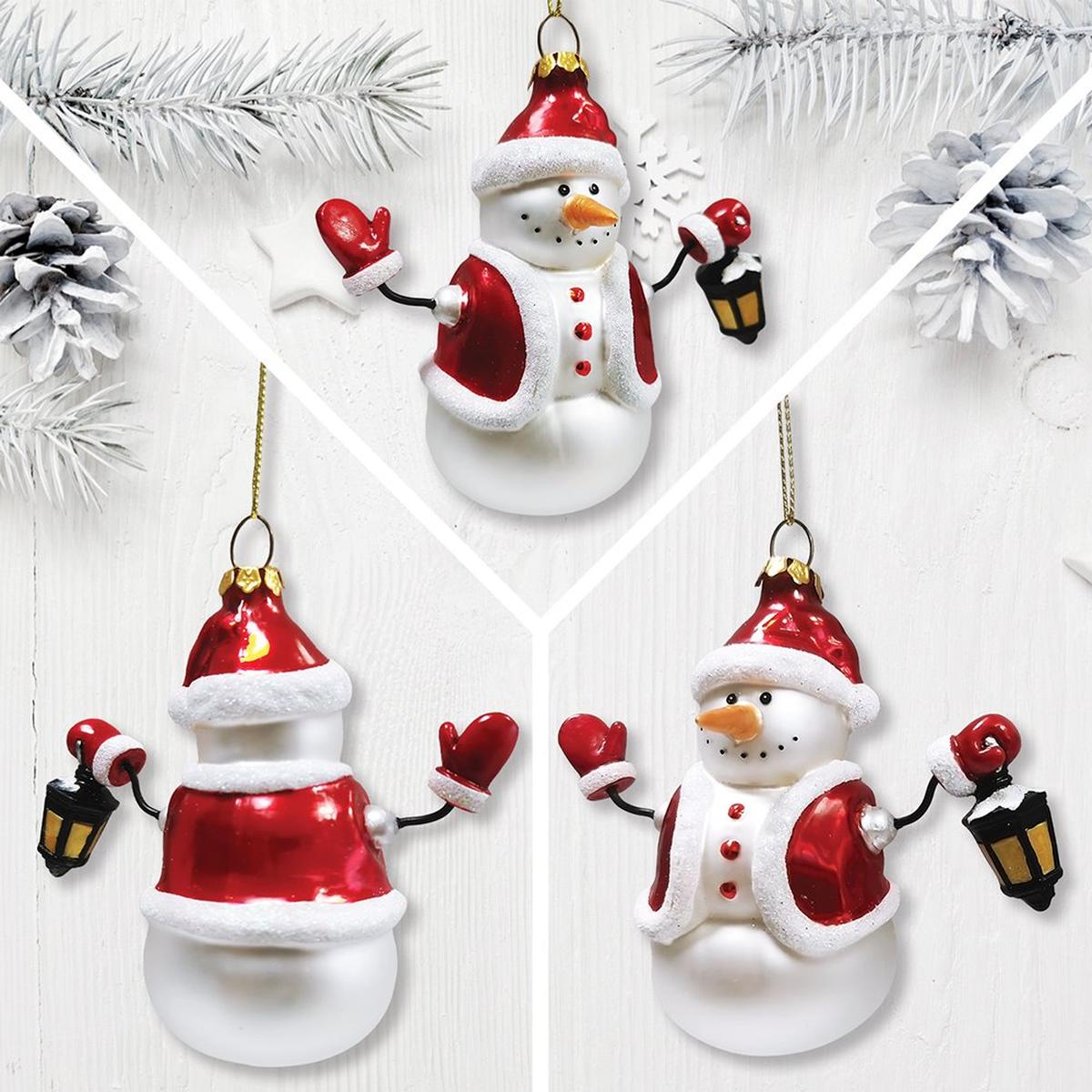 Shop For Classic Winter Snowman Ornament (Set of 4)