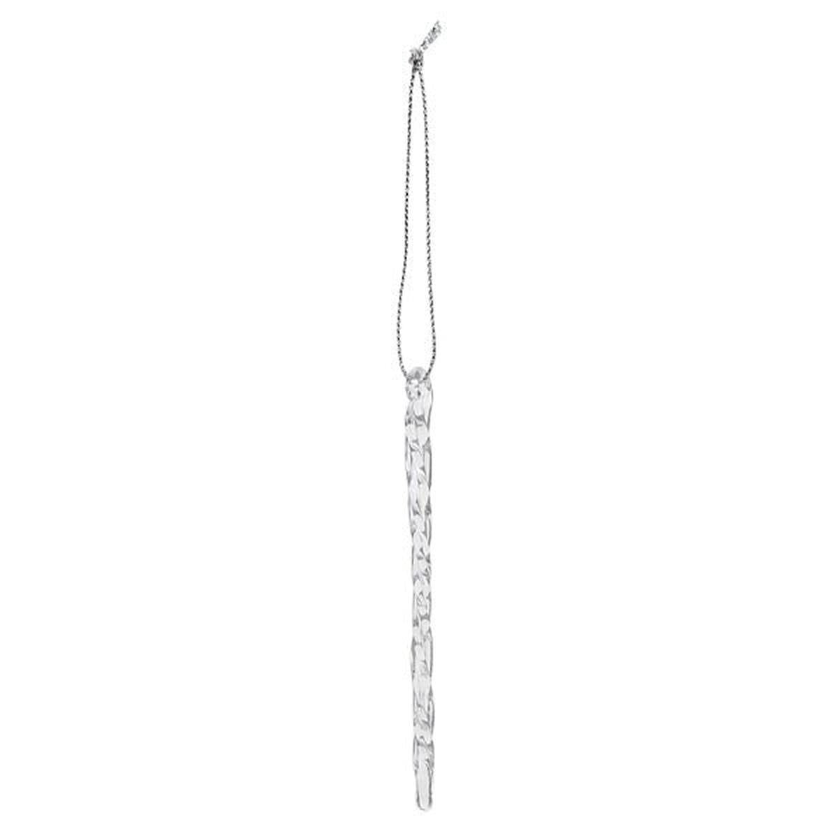 Shop For Clear Glass Icicles Set Of 6 Ornament