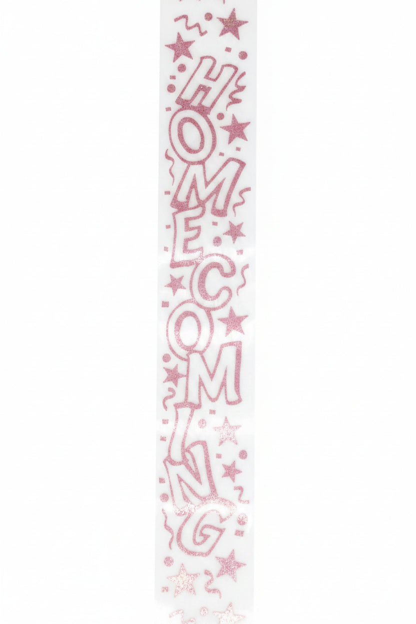 Shop For Clear Homecoming Confetti Ribbon 9: Black