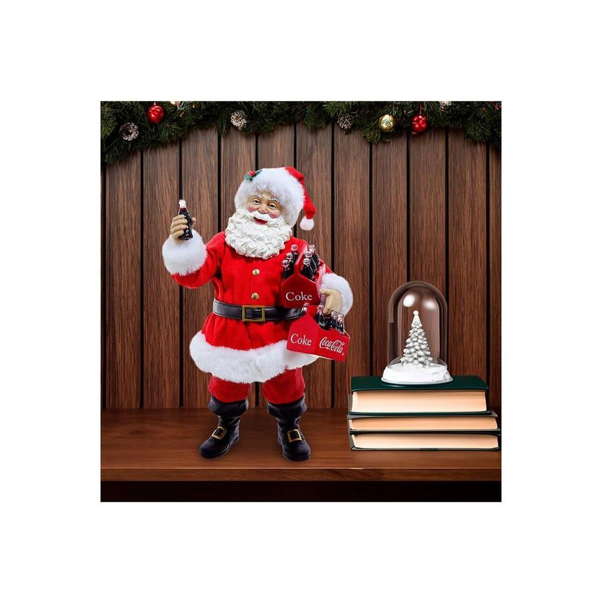 Shop For Coca - Cola® Santa Holding Two Six Packs Table Piece