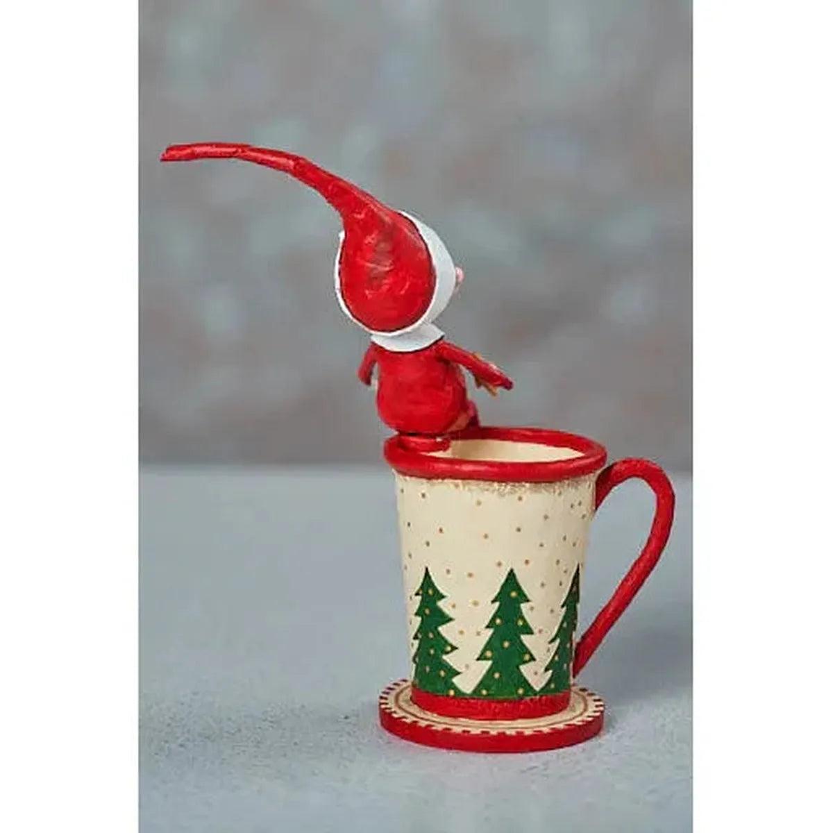 Shop For Cocoa and Cookies Santa Figurine by Lori Mitchell
