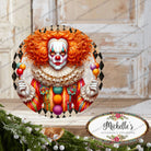 Shop For Colorful Halloween Clown Round Sign
