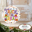 Shop For Colorful Halloween Trick or Treat Sign