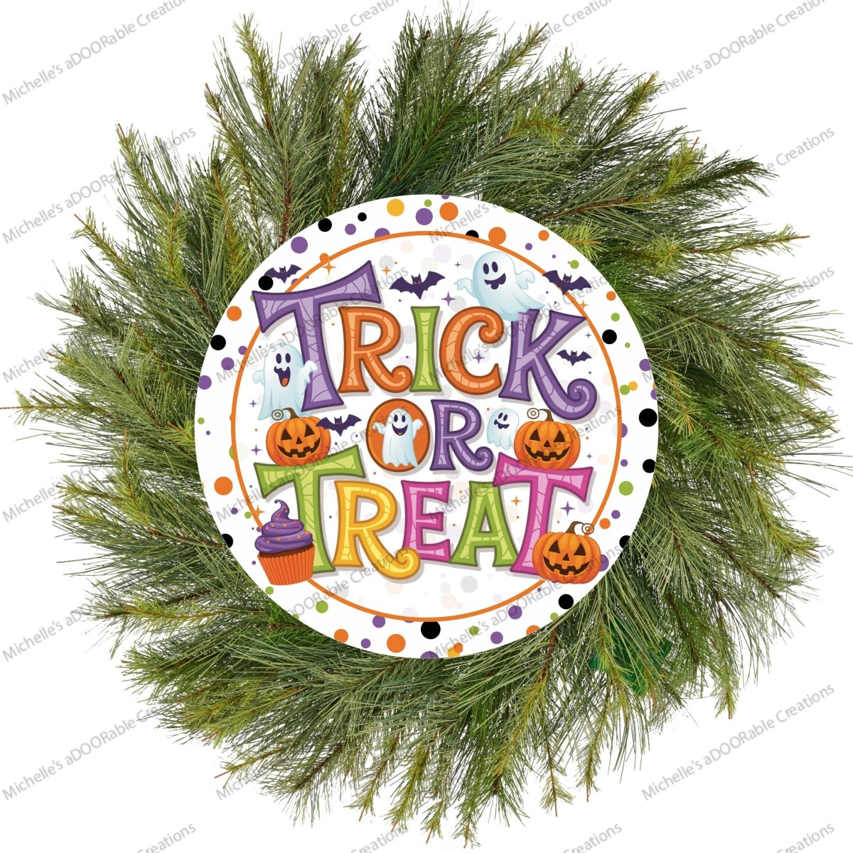 Shop For Colorful Halloween Trick or Treat Sign