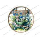 Shop For Cottontail Farms Blue Floral Bunny Metal Sign