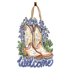 Shop For Cowboy Boot Bluebonnet Welcome Door Hanger