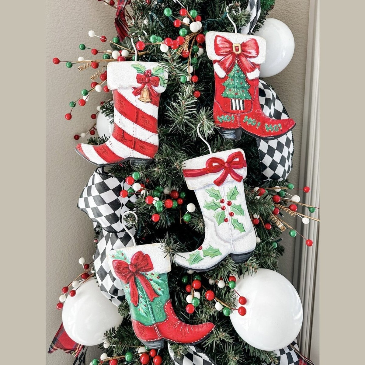 Shop For Cowboy Stocking Ornaments Set of 4