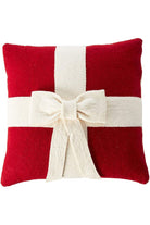 Shop For Cream Bow Christmas Pillow Cover 20" at Michelle's aDOORable Creations