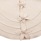 Shop For Cream Poinsettia Buttons Christmas Tree Skirt 72" at Michelle's aDOORable Creations
