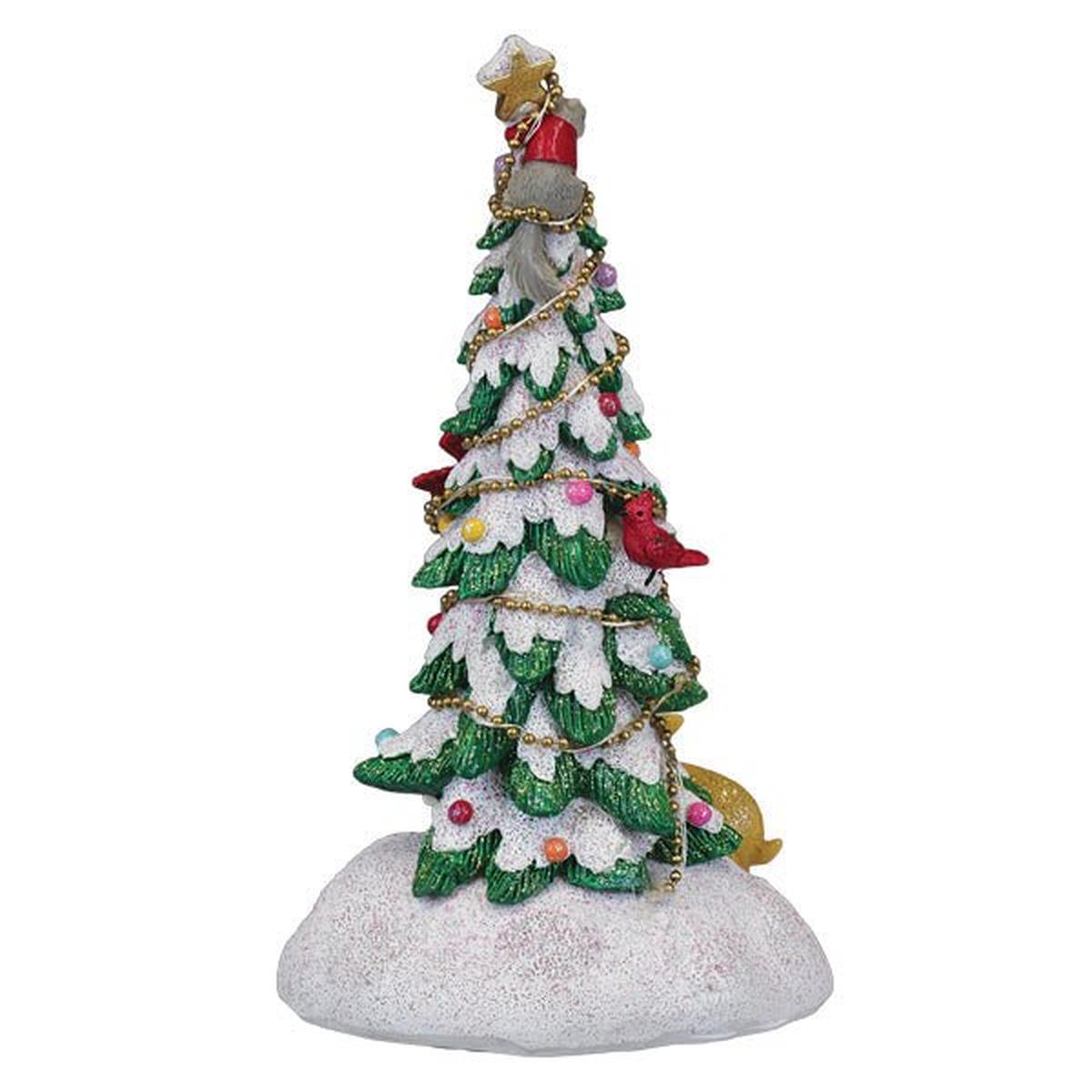 Shop For Critter Tree Lighted Figurine