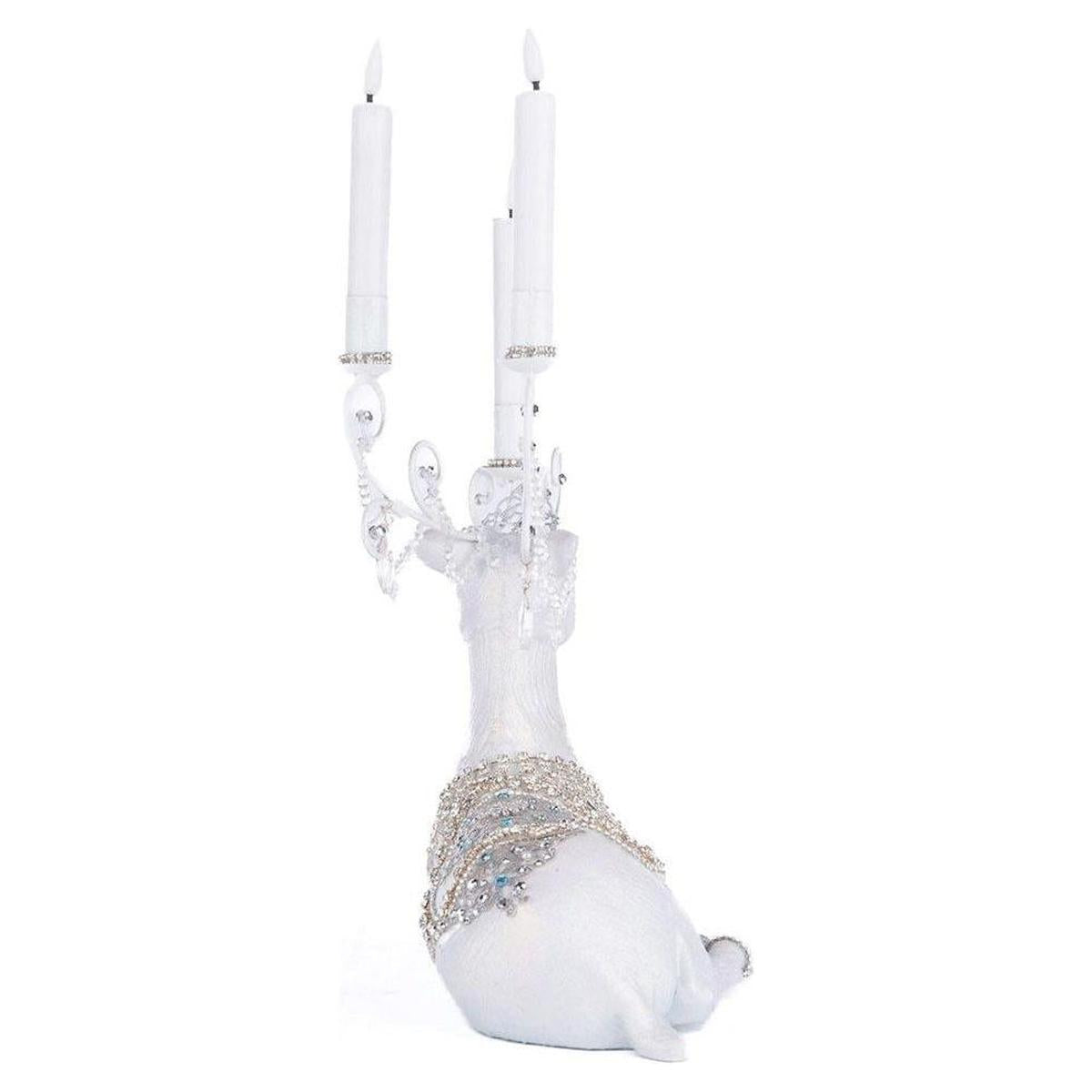 Shop For Crystal Christmas Sitting Deer Candle Holder