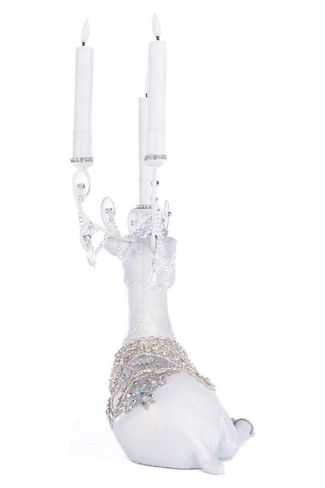 Shop For Crystal Christmas Sitting Deer Candle Holder