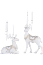 Shop For Crystal Christmas Sitting Deer Candle Holder