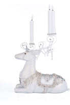 Shop For Crystal Christmas Sitting Deer Candle Holder by Katherine's Collection