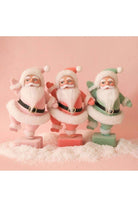 Shop For Dancing Flocked Santa: Pink