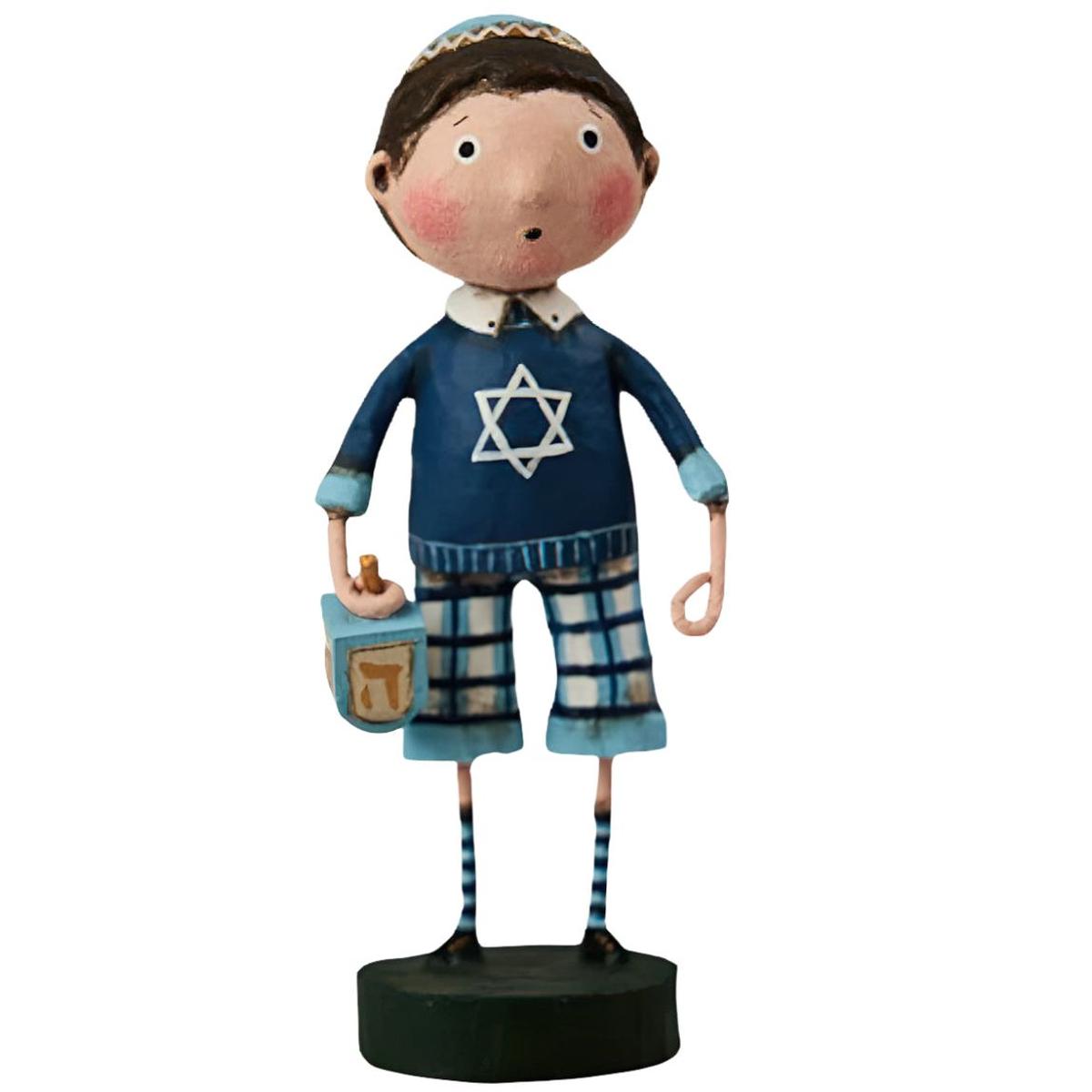 Shop For David's Dreidel Hanukkah Figurine by Lori Mitchell