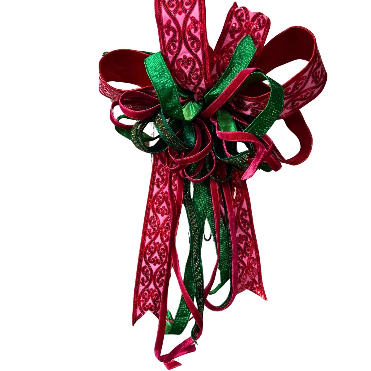 Shop For Deluxe Pink Green Jewel Bow
