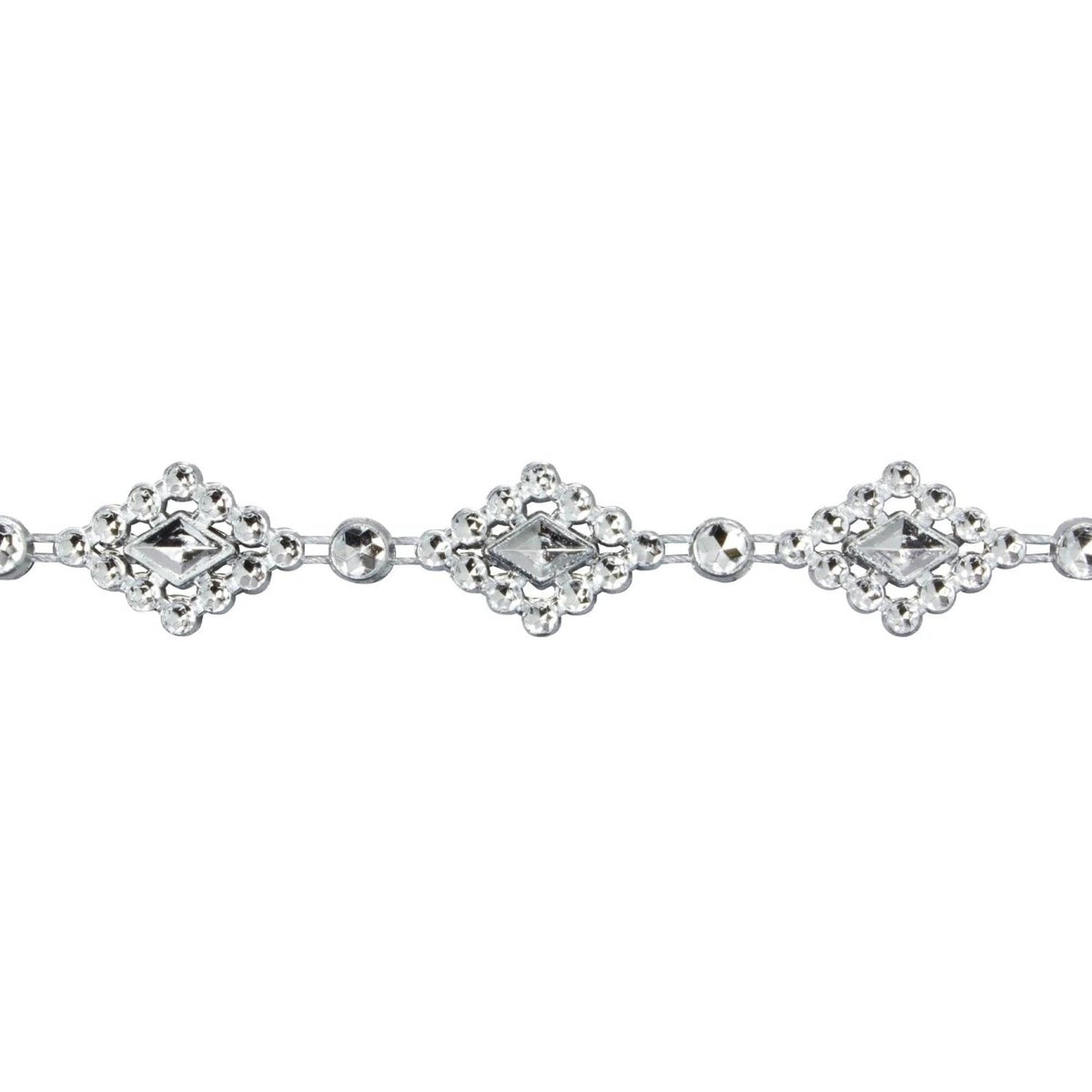 Shop For Diamond Shaped Rhinestone Trimming (15 Yards)