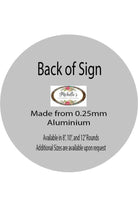 Shop For Disco Ball Round Sign DB10