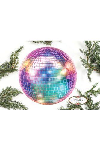 Shop For Disco Ball Round Sign DB15 at Michelle's aDOORable Creations