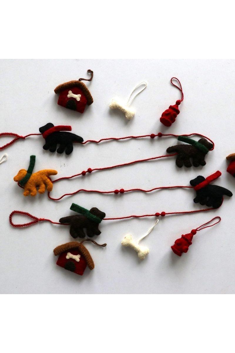 Shop For Dog Themed Christmas Decoration Set (9 Pieces) at Michelle's aDOORable Creations