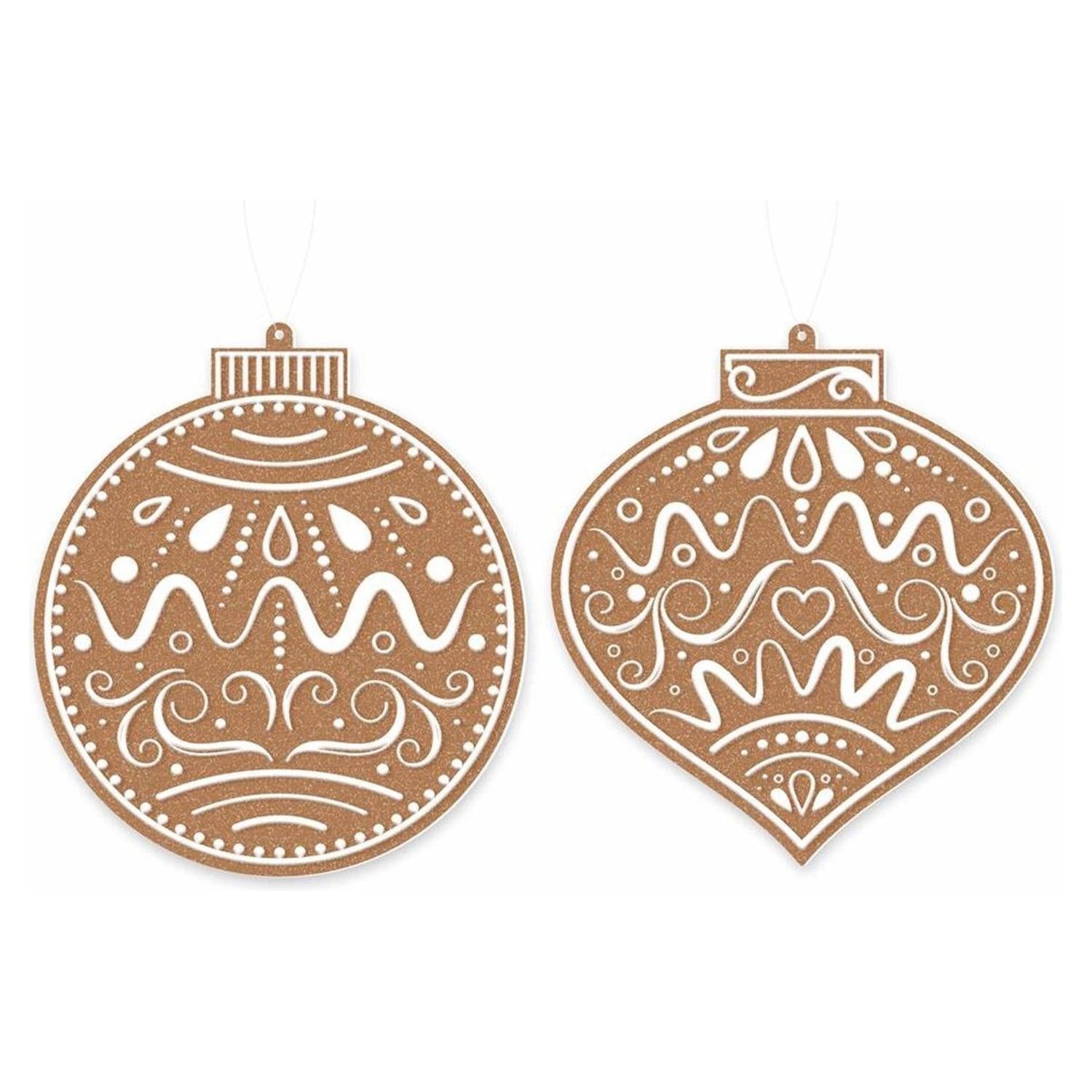 Double Sided Gingerbread Ornament (Asst 2)