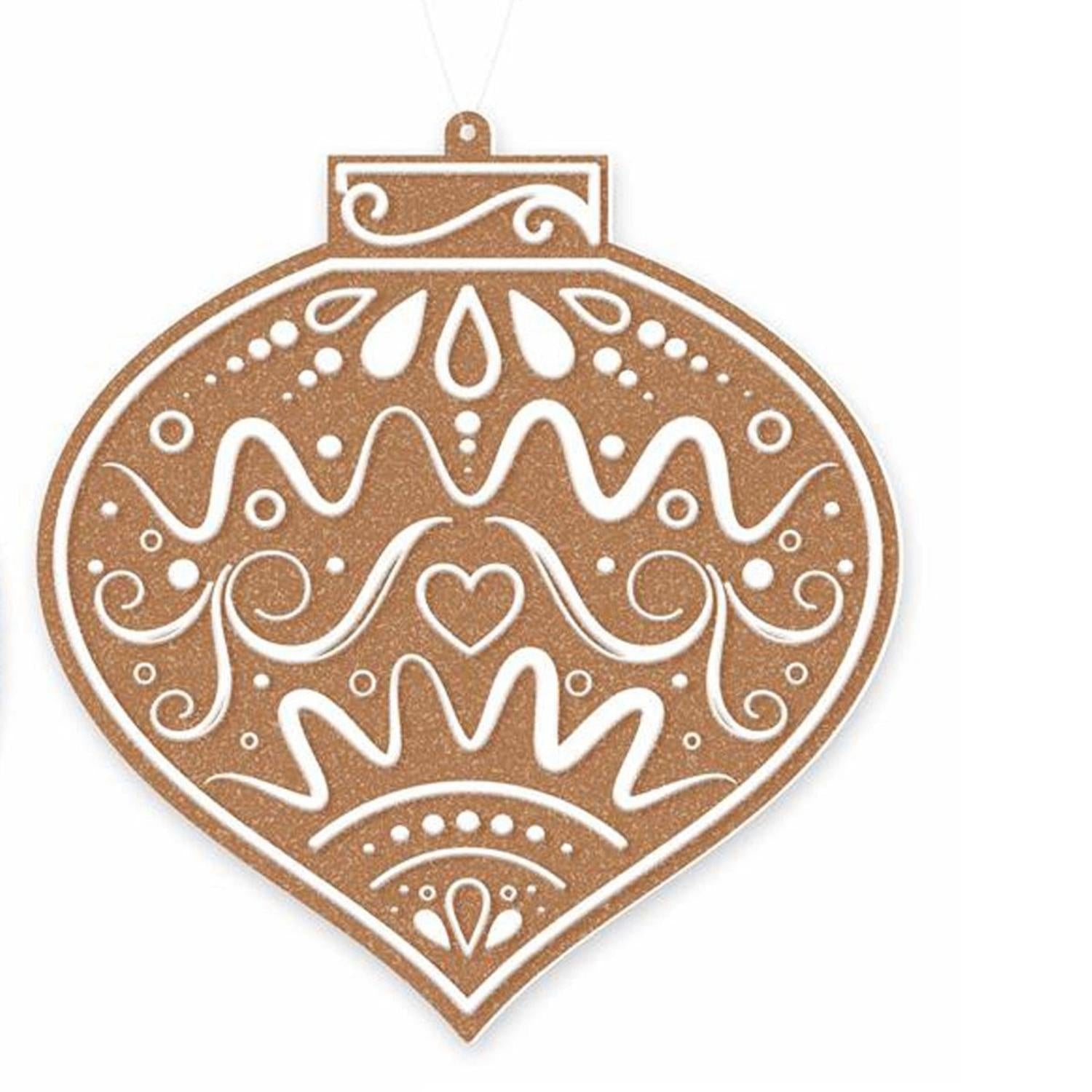 Double Sided Gingerbread Ornament (Asst 2)