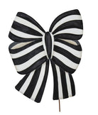 Shop For Elegant Metal Bow: Black/White