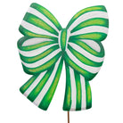 Shop For Elegant Metal Bow: Green/White