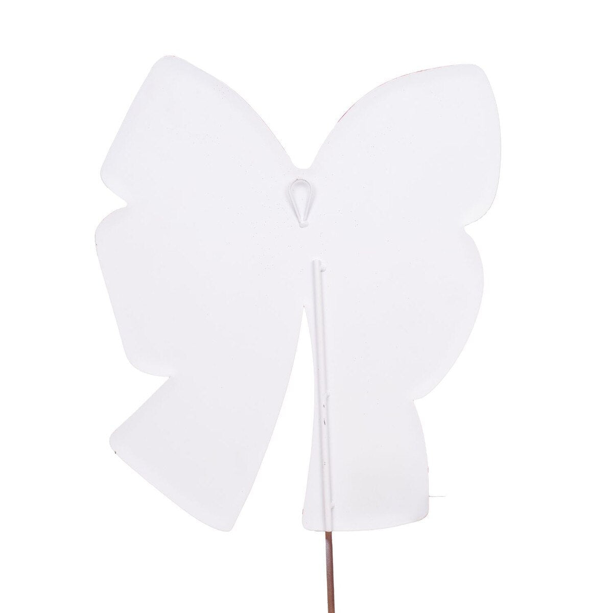 Shop For Elegant Metal Bow: Red/White